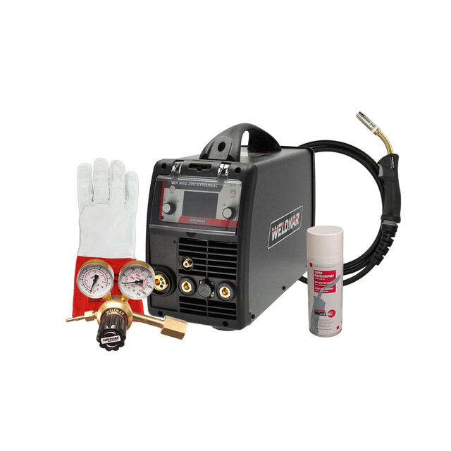 Product image 1 of Weldkar Inverter WK MIG 200 Synergic - 230 Volt Met Toebehorenset